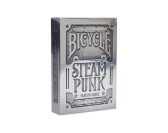 Caja de 24 Barajas Bicycle Steampunk Silver